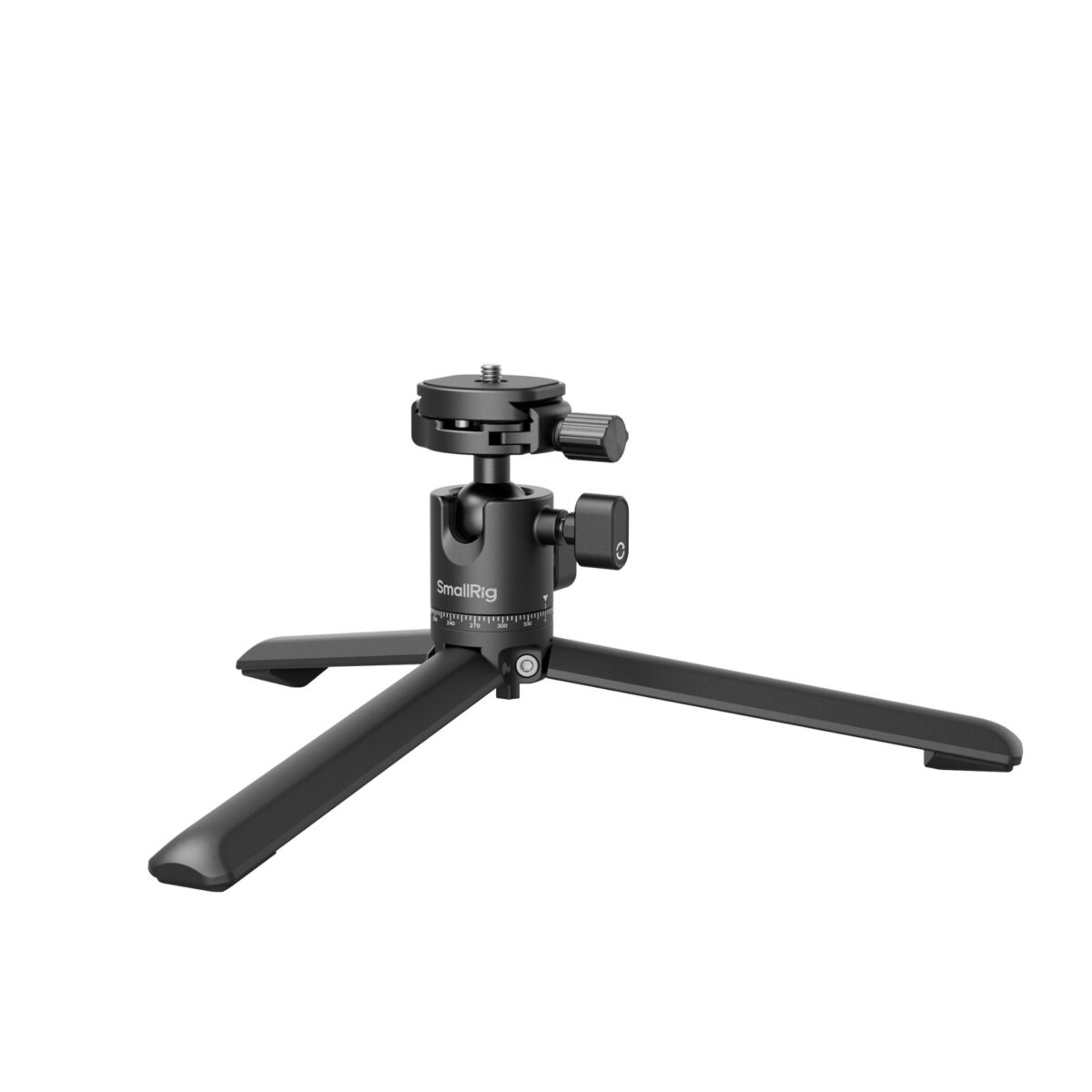 Smallrig Trépied de table en métal avec plaque de dégagement rapide Arca-Swiss et tête sphérique panoramique – Image 1