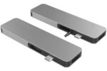 Hyperdrive Hub SOLO MacBook & USB-C Devices Gris-0