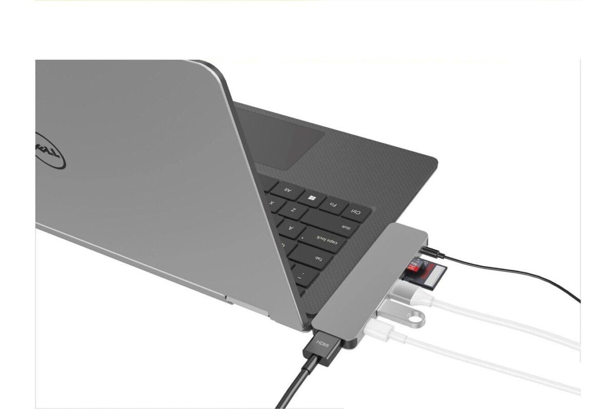 Hyperdrive Hub SOLO MacBook & USB-C Devices Gris-37447
