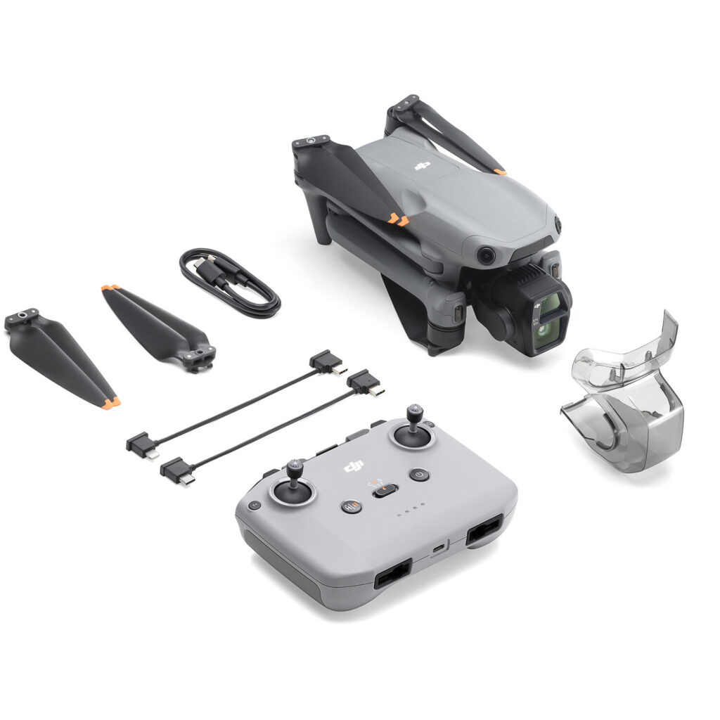 DJI Air 3S et radiocommande DJI RC-N3 - Imagen 1