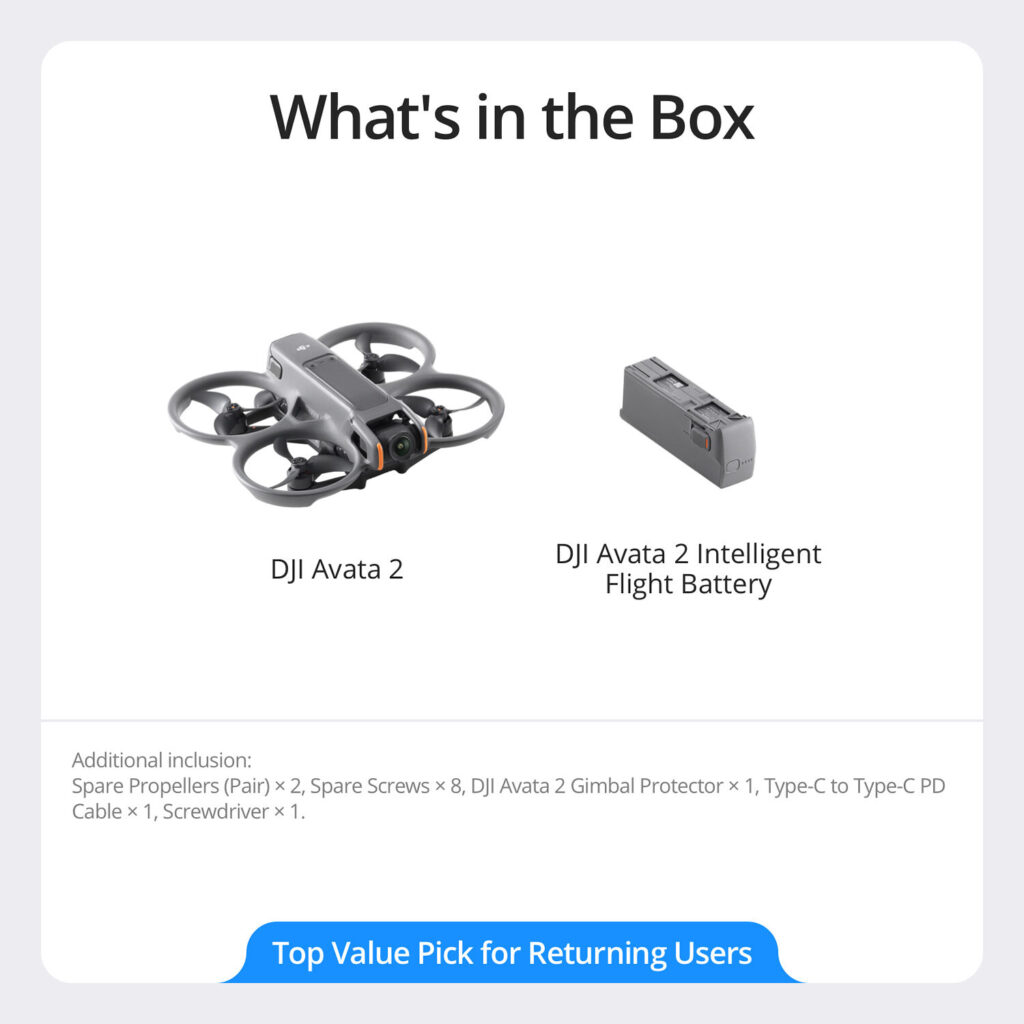 DJI Avata 2 (drone seul) - Afbeelding 16