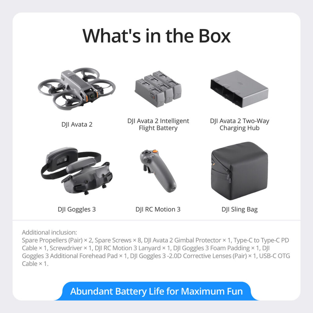 DJI Avata 2 Fly More Combo (3 batteries) – Image 12