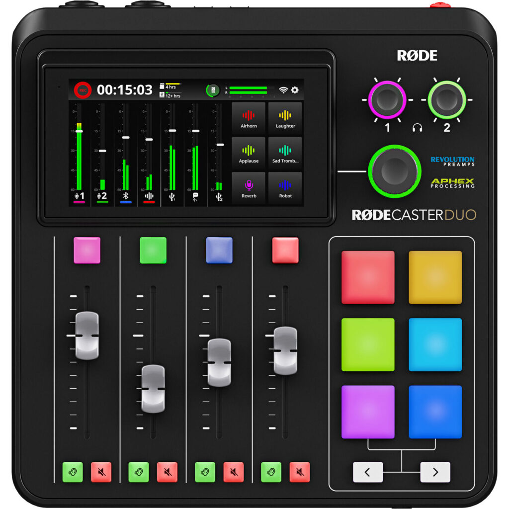 Rode Rodecaster Duo - Studio de production audio Noir - Imagen 2