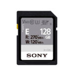 SONY SD SERIE E UHS-II 128GB  CL 10 V60 (jusqu'à 270MB/S en lecture et 120MB/S en écriture) – Image 2