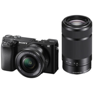 SONY ALPHA 6100 Schwarz + 16-50 mm f/3,5-5,6 OSS + 55-210 mm f/4,5-6,3