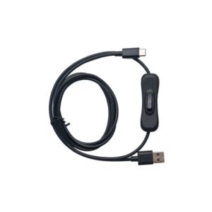 Cable de alimentación de datos USB-A a USB-C de Obsbot con interruptor de encendido/apagado