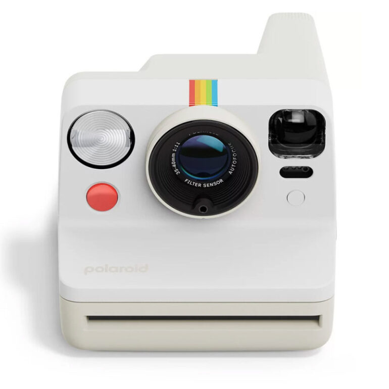 POLAROID NOW Generation 3 Blanc + Pack de films couleurs (8 Photos)
