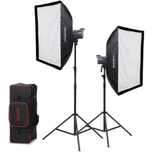 Godox 2-lichtsset Litemons LA200Bi Bi-color LED K2 met accessoires