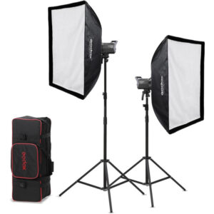 Godox 2-lichtsset Litemons LA150Bi Bi-color LED K2 met accessoires