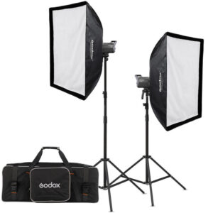 Godox 2-lichtsset Litemons LA150D Daglicht LED K2 met accessoires