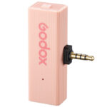 Godox Ensemble de microphone sans fil 2,4 GHz mini UC Kit 2 (rose cerise) – Image 7