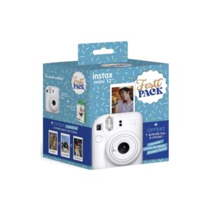 FUJIFILM INSTAX MINI 12 WHITE FESTIPACK
