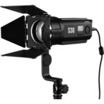 Godox Kit d'éclairage LED à mise au point 3 lumières : 3 lumières S30, 3 pieds de lumière, 1 attachement de projection, 2 softbox. - Image 3
