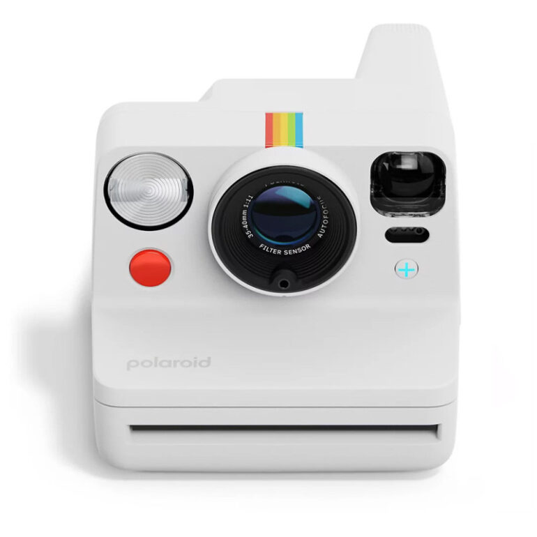 POLAROID NOW+ Generation 3 Blanc + Pack de films couleurs (8 Photos)