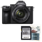 SONY ALPHA 7 III + FE 28-70 mm f/3,5-5,6 OSS + SD 64Go V30 + Extension de garantie de 3 ans Sony