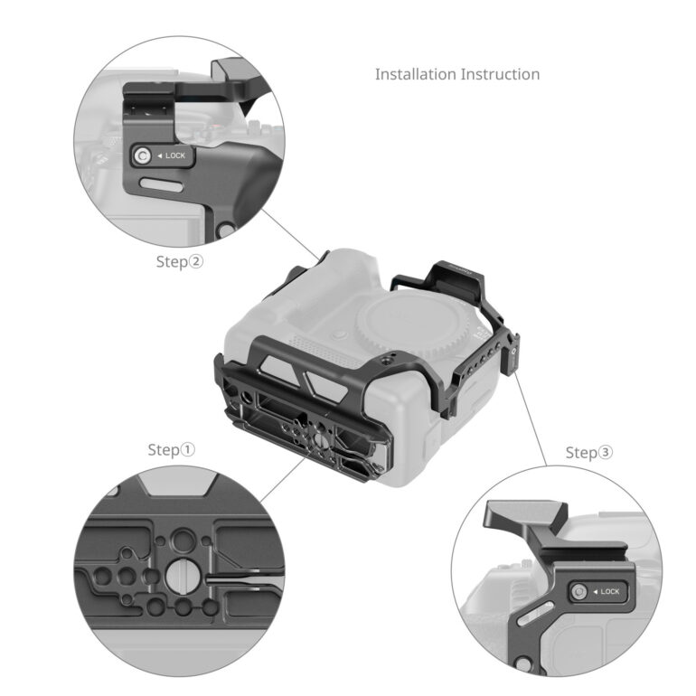 Smallrig Cage pour Canon EOS R5 Mark II avec ventilateur de refroidissement CF-R20EP-5092 - Afbeelding 4