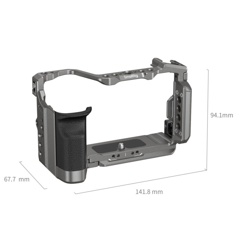 Smallrig Kit de cage de libération rapide Hawklock avec poignée en silicone pour Sony Alpha 7C II / 7CR - Image 4
