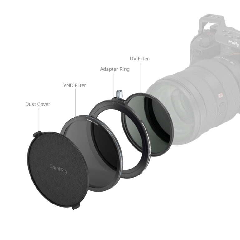 Smallrig Kit de filtre UV/VND de 82 mm - Image 2