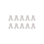 Shure Fixe micro pour acc. TL blanc 10 pcs – Image 2