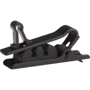 Shure Pince cravate simple noire 3 pcs
