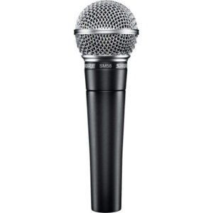 Shure SM58 Microphone dynamique cardioïde 50-15.000 Hz -56 DBV/Pa