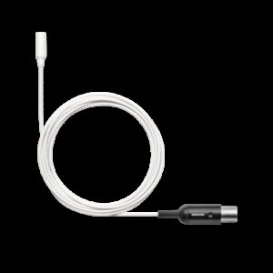 Shure TL48 Cravate Omni optimise MTQG Blanc + Acc