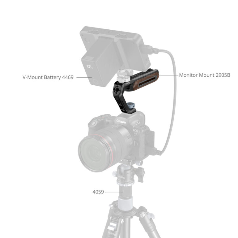 Smallrig Poignée supérieure en bois avec monture à froid 5250 – Bild 6