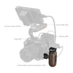 Smallrig Poignée latérale en bois avec vis de positionnement ARRI 1/4"-20 et 3/8"-16 5238 - Image 6