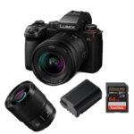 PANASONIC LUMIX DC-S5 II + L 20-60 mm f/3,5-5,6 S + L 85 mm f/1,8 + 2e batterie + Sandisk SD Extreme Pro 64GB OFFERTES