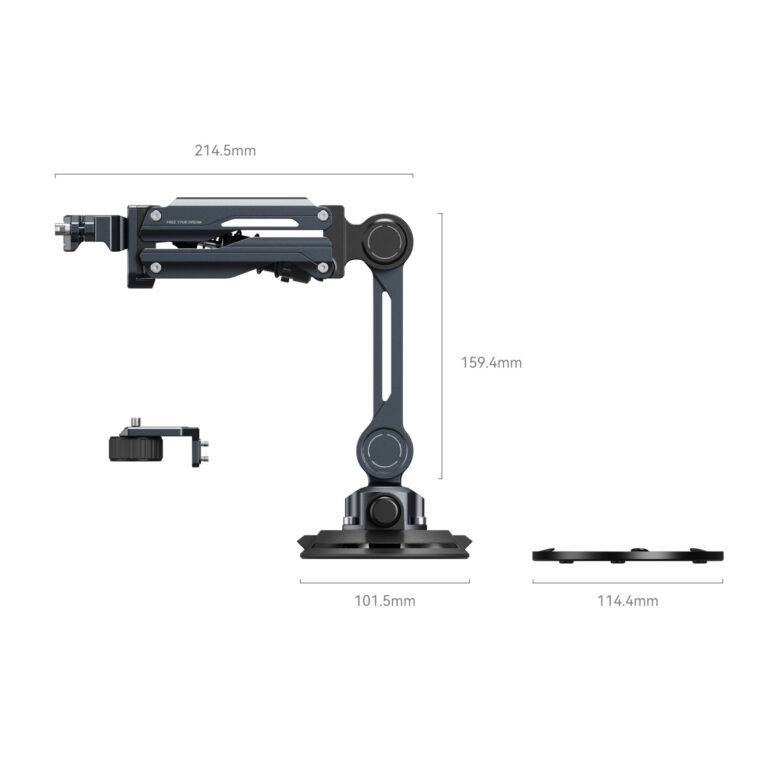 SmallRig mini Shock Absorber Arm for DJI Osmo Pocket 3 / GoPro HERO13 / Insta360 X4 5123 - Image 2