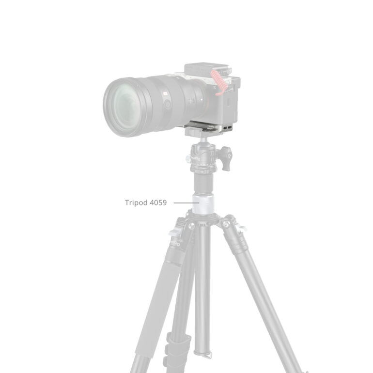 Smallrig Plaque de base avec prise pour Airtag pour Sony Alpha 7C II / Alpha 7CR (Argent) 5482 – Image 4