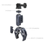 Smallrig Clamp en forme de crabe avec bras magique à tête sphérique 5529 - Imagen 4