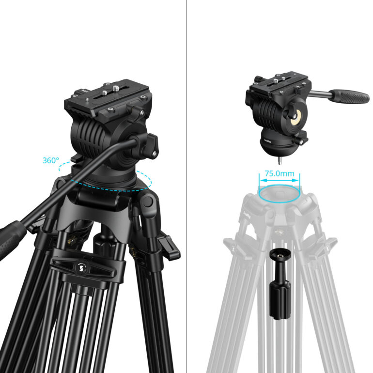 Smallrig Trépied en aluminium allié lourd FreeSpeed FSD14 5442 – Image 4