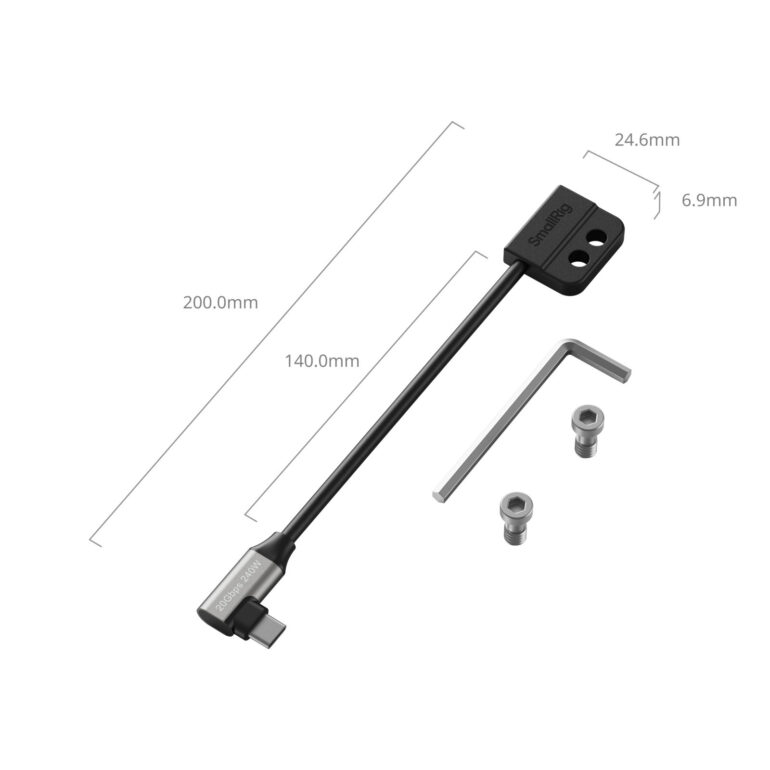 Smallrig Câble de données USB-C (Mâle à Femelle) 5595 – Image 4