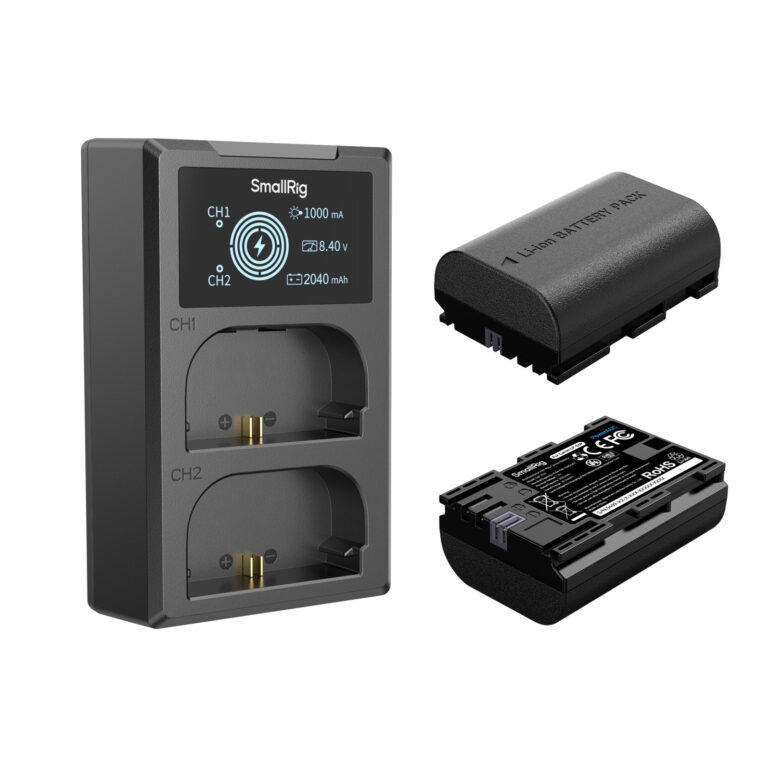 Smallrig Kit de batterie et de chargeur pour Canon LP-E6P 5409 – Image 2