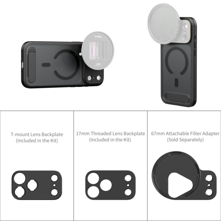 Smallrig Coque de photographie légère pour iPhone 17 Pro Max (Noir) 5551 – Bild 6