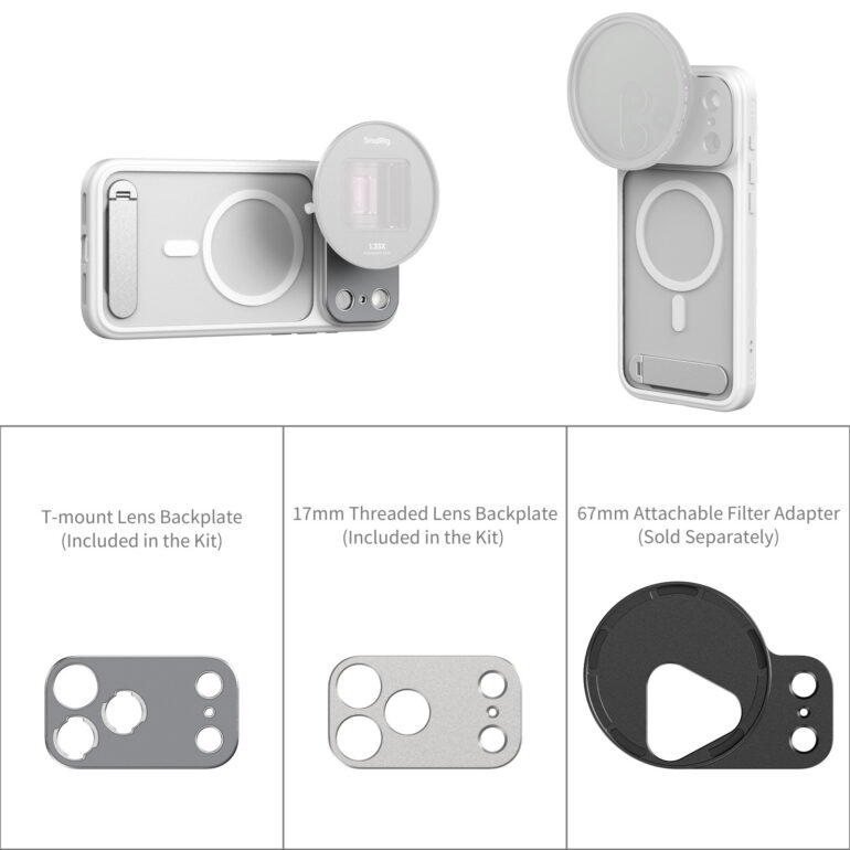 Smallrig Étui Photo Léger pour iPhone 17 Pro (Blanc) 5550 - Image 4
