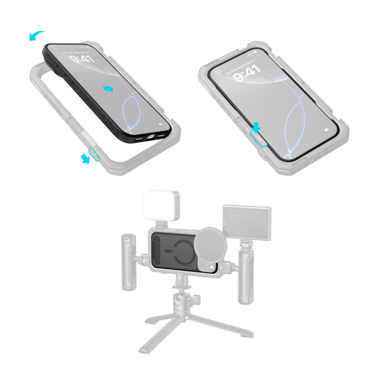 Smallrig Coque Photo Légère pour iPhone 17 Pro (Noire) 5549 – Bild 5