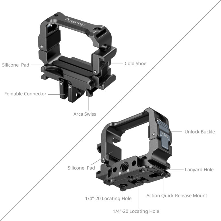 Smallrig Adaptateur de cage pour DJI Osmo Pocket 3 5607 – Bild 4