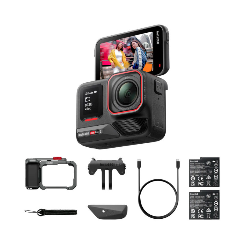 INSTA360 ACE PRO 2 DUAL BATTERY XPLORER BUNDLE (DARK GRAY) INSTA360 ACE PRO 2 DUAL BATTERY XPLORER BUNDLE (DARK GRAY)