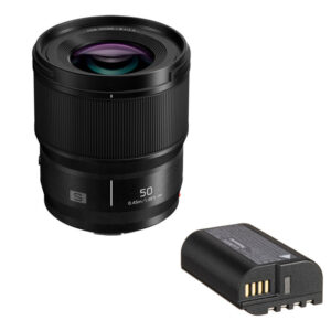 PANASONIC LUMIX PACK Optique L 50 mm f/1,8 S PRO + Batterie DMW-BLK22