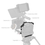 Smallrig Cage pour Canon EOS R5 Mark II avec poignée de batterie BG-R20 5623 – Image 4