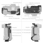 Smallrig Cage pour Canon EOS R5 Mark II avec poignée de batterie BG-R20 5623 – Image 5