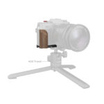 Smallrig Plaque de montage en L avec poignée en bois pour FUJIFILM X-T30 / X-T30 II / X-T30 III (Argent Charbon) 5668 – Image 4