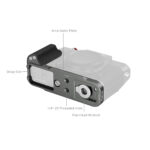 Smallrig Plaque de montage en L avec poignée en silicone pour FUJIFILM X-T30 / X-T30 II / X-T30 III (Argent Charbon) 5665 – Image 3
