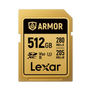 LEXAR SDXC PRO GOLD SERIES ARMOR UHS-II 512GB V60